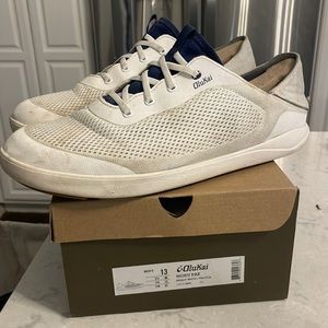 OluKai moku park white sneaker